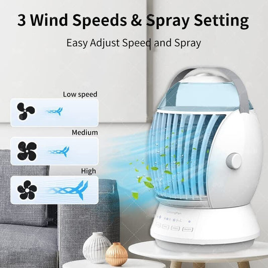 Fog Fan Desktop Air Cooler – Student & Office Desk Fan
