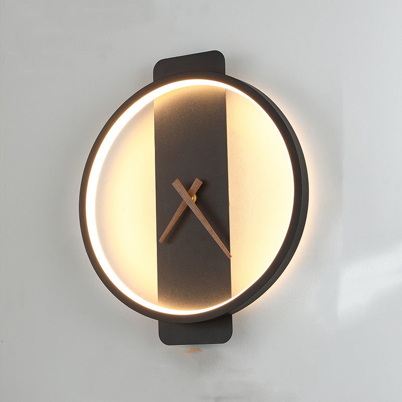 Nordic Wall Lamp – Bedside Clock Lamp