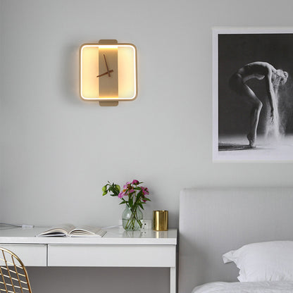 Nordic Wall Lamp – Bedside Clock Lamp