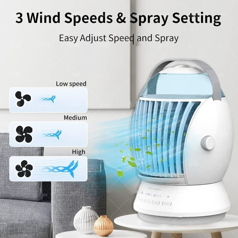 Fog Fan Desktop Air Cooler – Student & Office Desk Fan