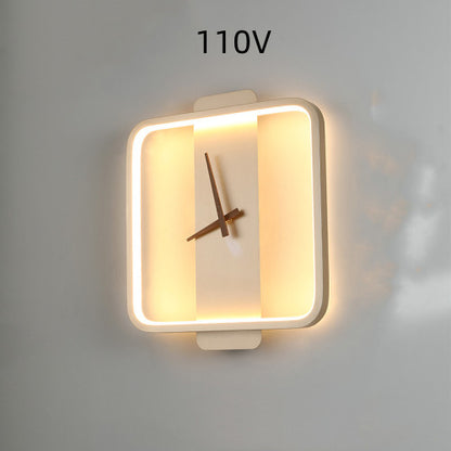 Nordic Wall Lamp – Bedside Clock Lamp