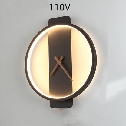 Nordic Wall Lamp – Bedside Clock Lamp